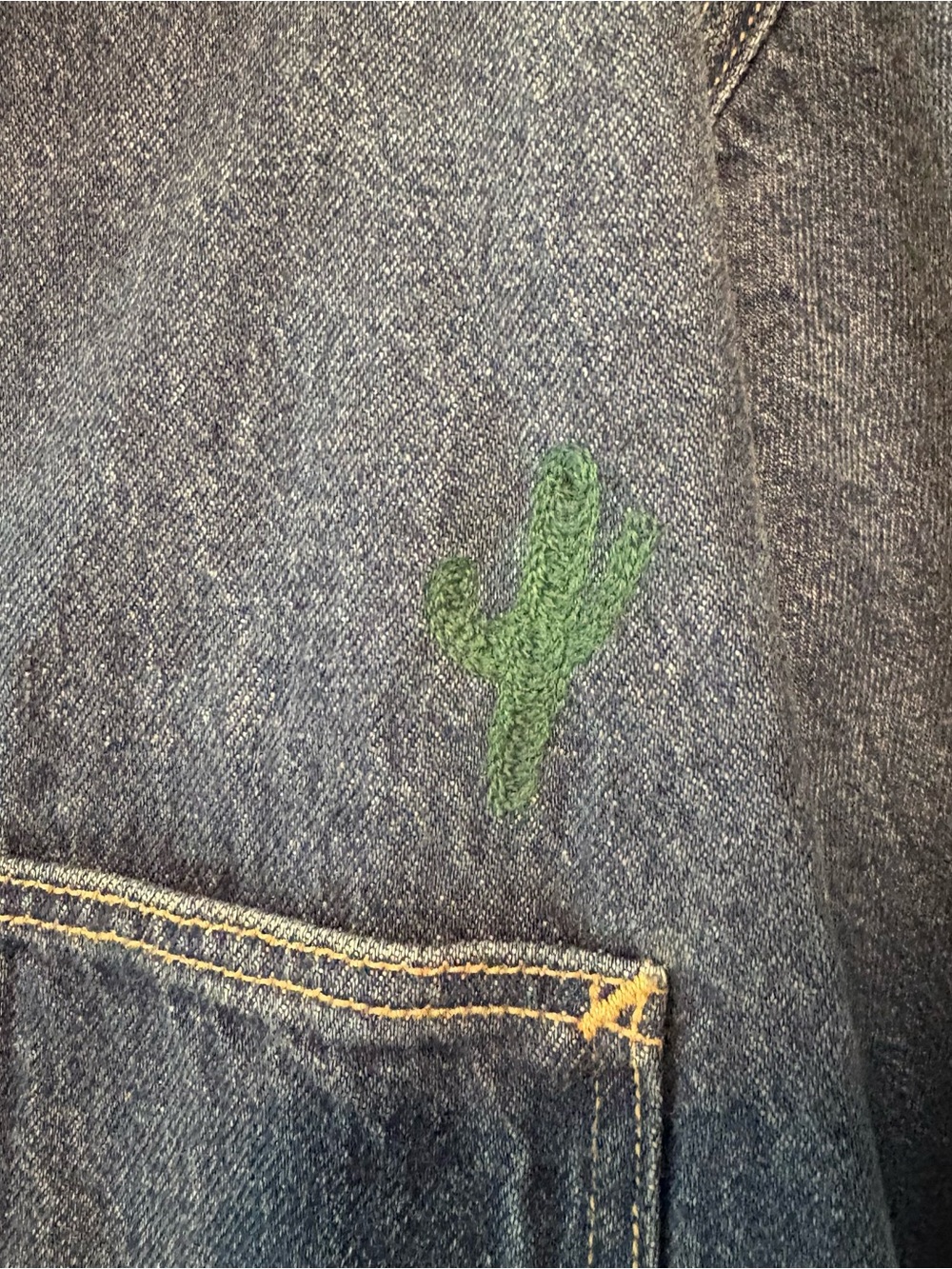 Hey Gang denim oversized barn chore coat - Picture 9 of 12